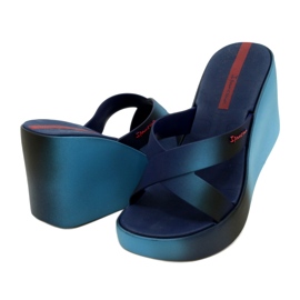 Ciabatte con zeppa Ipanema 83423 Colore Fem AI974 Blu/Blu blu navy 4