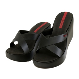Ciabatte con zeppa Ipanema 83423 Colore Fem AI975 Nero/Grigio 3