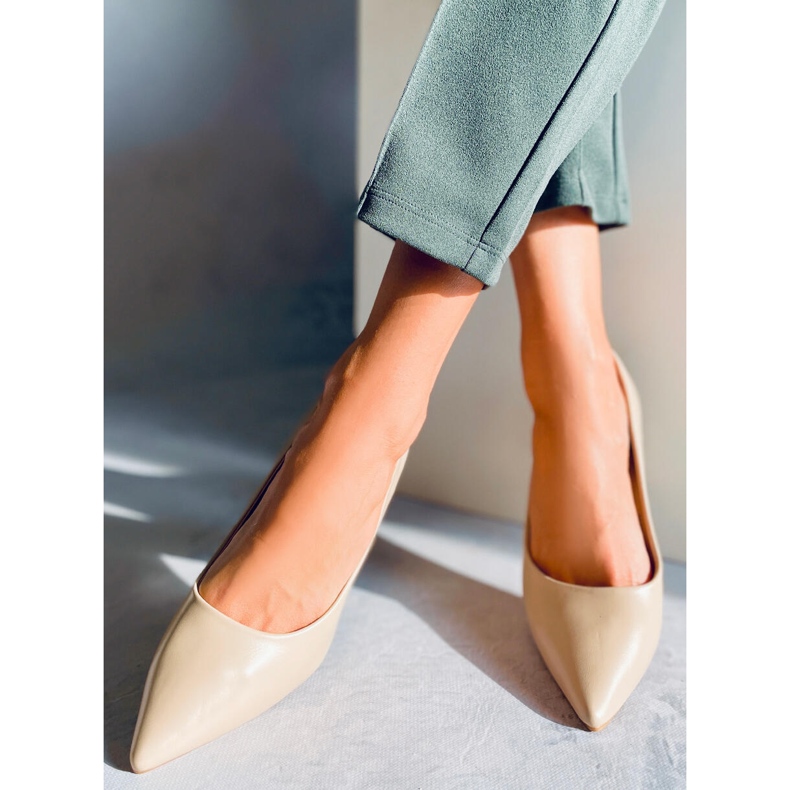 PA1 Décolleté tacco alto Althea Beige 1