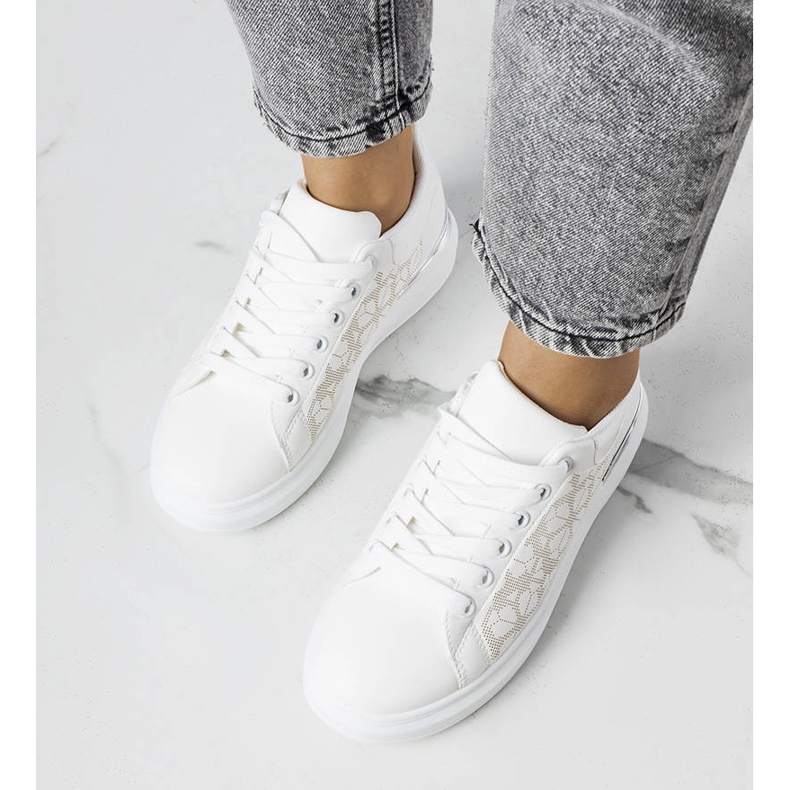 PA1 Sneakers bianche traforate Erin bianco 1