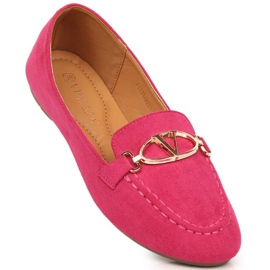 Scarpe Vinceza mocassini scamosciati W 2227 JAN185C rosa 1
