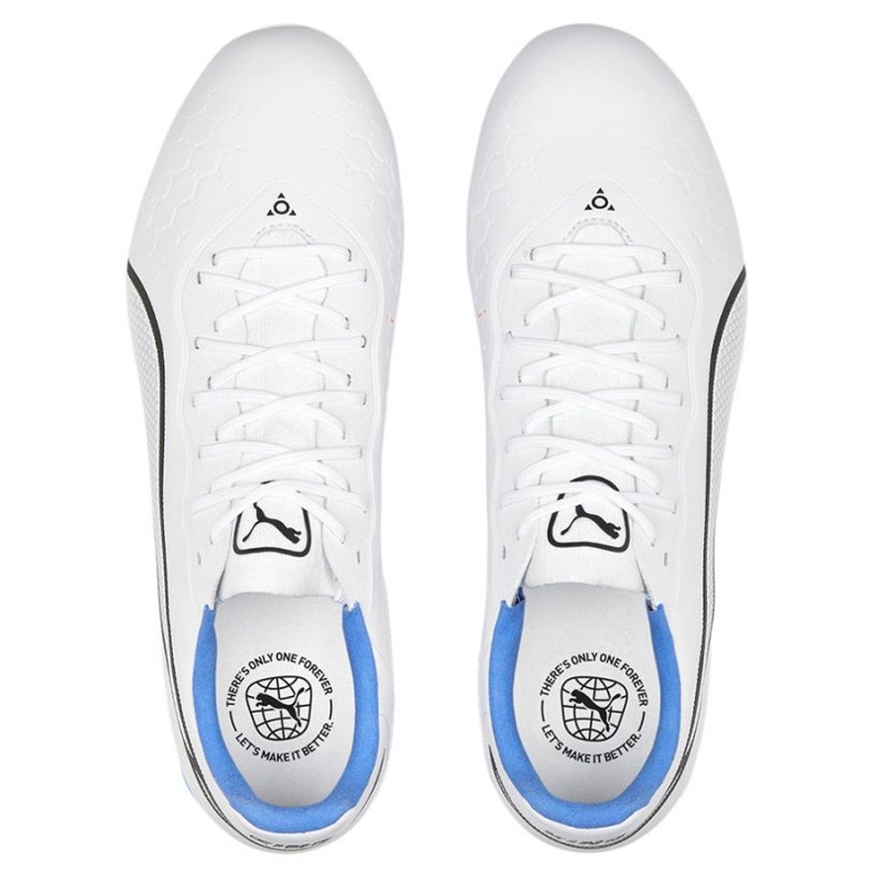 Scarpe da calcio Puma King Pro Fg M 107099 01 bianco bianco 1