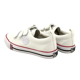 Scarpe da ginnastica da bambino American Club LH63/22 con velcro, di colore bianco 6