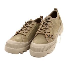 Scarpe sportive in pelle scamosciata Big Star KK274511 Beige 7