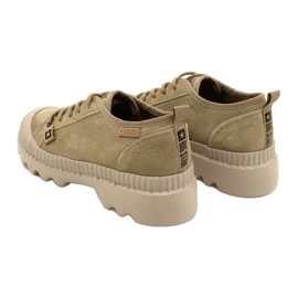 Scarpe sportive in pelle scamosciata Big Star KK274511 Beige 8