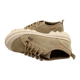 Scarpe sportive in pelle scamosciata Big Star KK274511 Beige 9