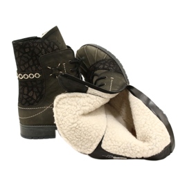 Stivali in pelle caldi da donna Maciejka Oliva 03961-24 verde 6