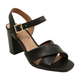 Caprice Sandali da donna 9-28302-20 040 Nero Softnap 1