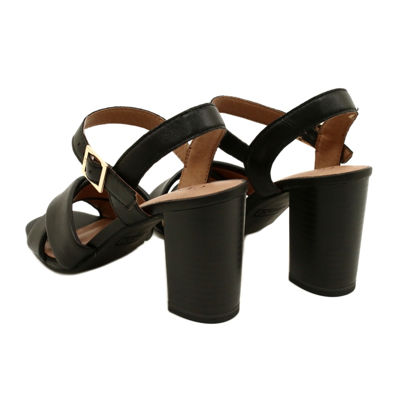 Caprice Sandali da donna 9-28302-20 040 Nero Softnap 4
