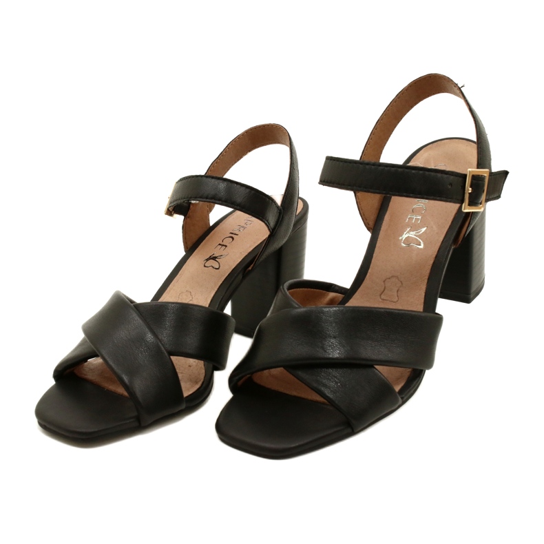 Caprice Sandali da donna 9-28302-20 040 Nero Softnap 3
