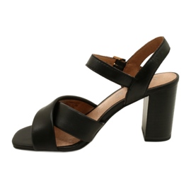 Caprice Sandali da donna 9-28302-20 040 Nero Softnap 2