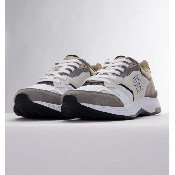Scarpe Tommy Hilfiger Modern Prep Sneaker Mix M FM0FM044498 Aeg bianca 1