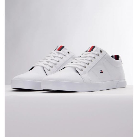 Scarpe Tommy Hilfiger Iconic Long Lace Sneaker M FM0FM01536 0K4 bianca 1