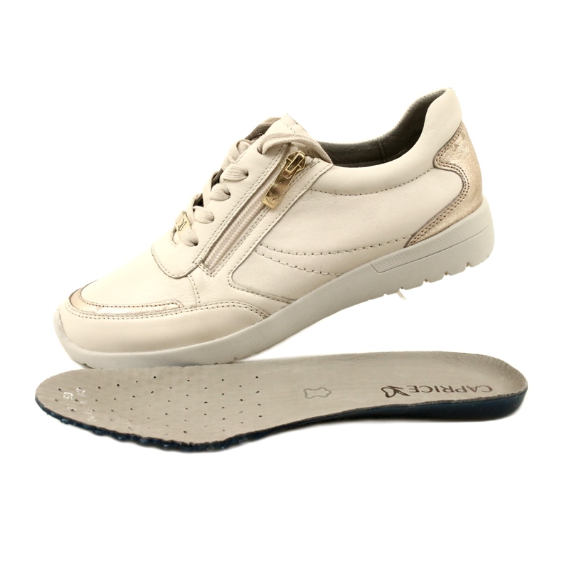 CAPRICE 9-23765-20 165 scarpe sportive sneakers beige 6
