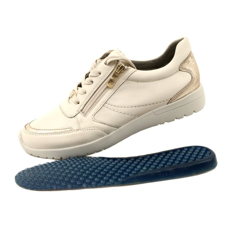 CAPRICE 9-23765-20 165 scarpe sportive sneakers beige 7