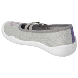 Scarpe per bambini Befado 116Y314 viola d'argento 4