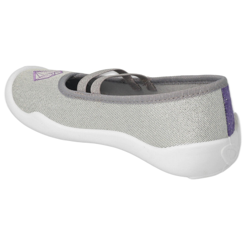 Scarpe per bambini Befado 116Y314 viola d'argento 4
