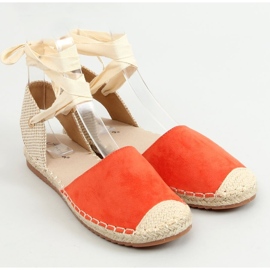 Espadrillas stringate Romina colore arancione arancia 1