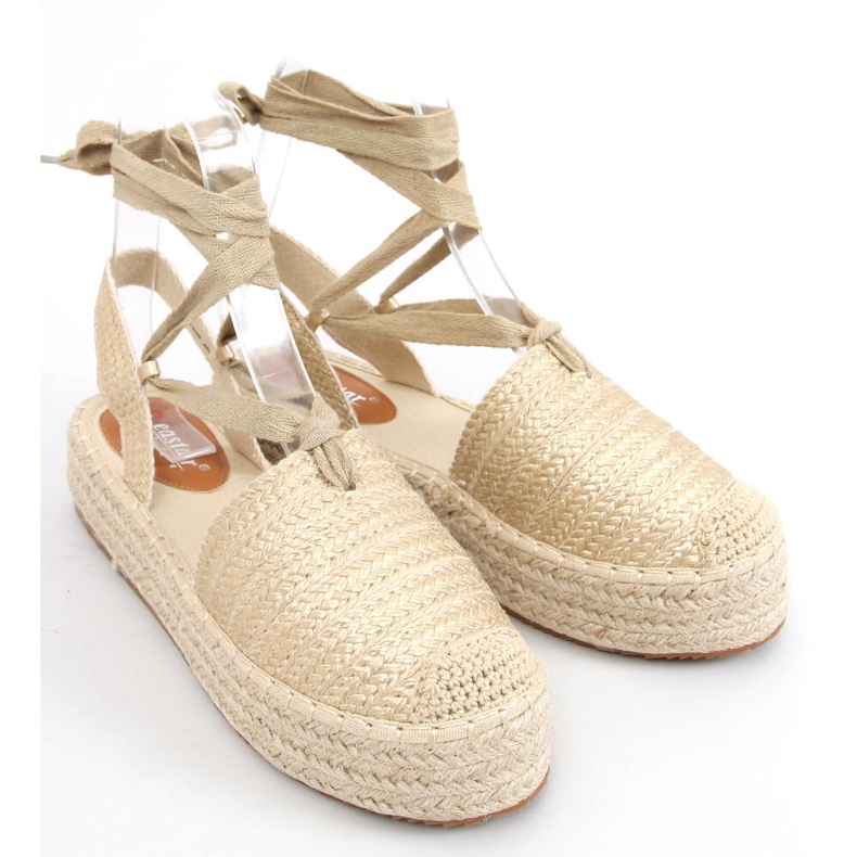BM Sandali da donna Seila Gold espadrillas d'oro 1