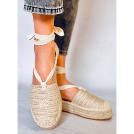 Sandali da donna espadrillas Seila Beige 2