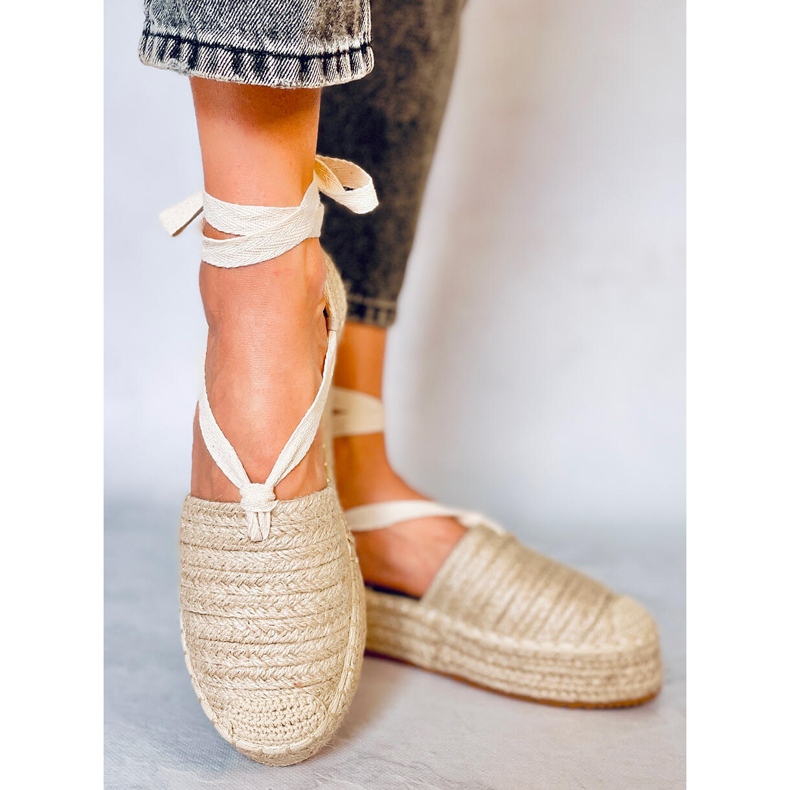 Sandali da donna espadrillas Seila Beige 2