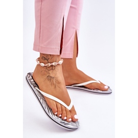 Infradito alla moda da donna Big Star LL274818 Bianco 2