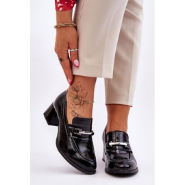 Lemar Comode Décolleté Damira Nere Laccate nero 1