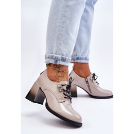 S.Barski Tacchi alti alla moda grigio chiaro Darren 2
