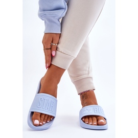 Pantofole da donna Big Star HH274A042 Azzurro blu 2