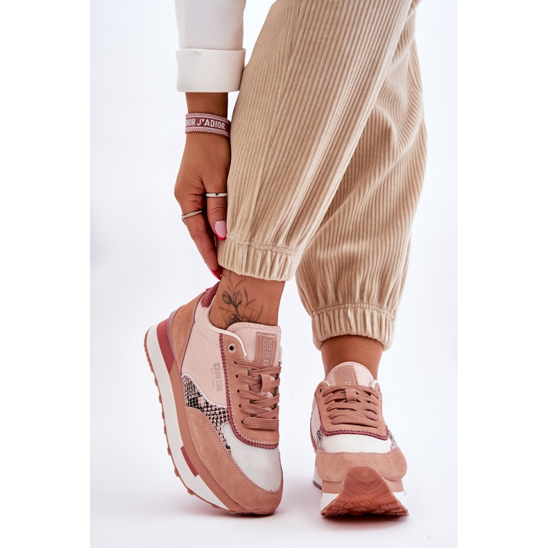 Sneakers alla moda Memory Foam System Big Star LL274366 Rosa 1