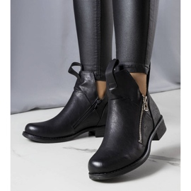 BM Stivaletti cut-out Pat black nero 1