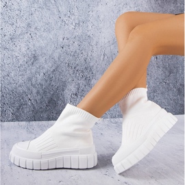 PA1 Sneakers a calzino bianche Searlait bianco 1