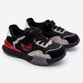 Sneakers da bambino Memory Foam System Big Star LL374224 Nere nero 1