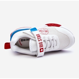 Scarpe Sportive Basse per Bambini Sistema Memory Foam Big Star LL374213 Bianche bianco 2
