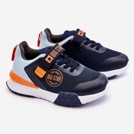 Scarpe Sportive Basse per Bambini Sistema Memory Foam Big Star LL374215 Blu Navy 1