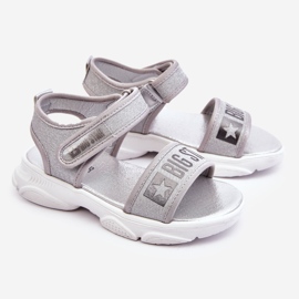 Sandali con velcro per bambini Big Star LL374194 Argento 1