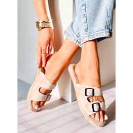 BM Maina Espadrillas nude beige 1