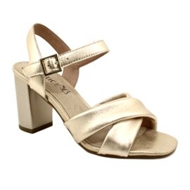 Sandali da donna Caprice 9-28302-20 969 oro metallizzato d'oro 1