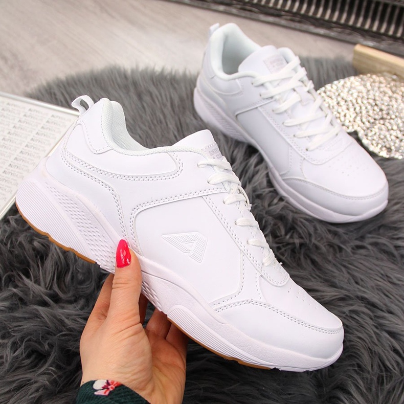 Sneakers American Club 52/23 bianche bianco 2