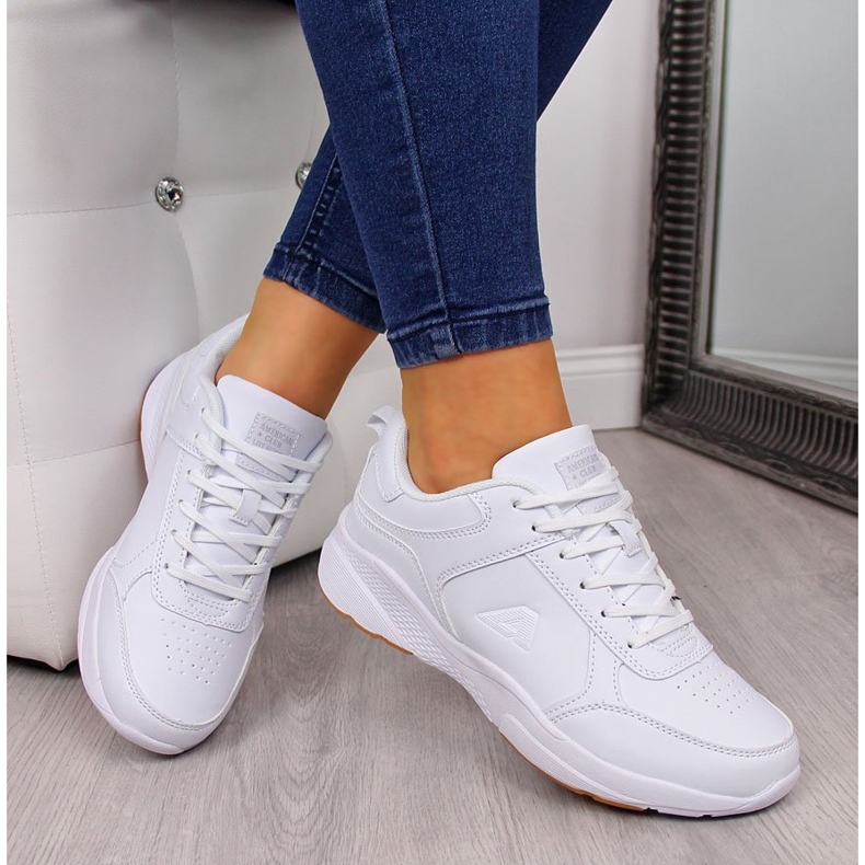 Sneakers American Club 52/23 bianche bianco 1