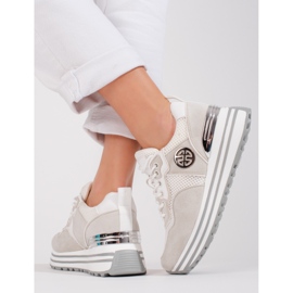 W. Potocki Sneakers stringate da donna Potocki bianche bianco 2