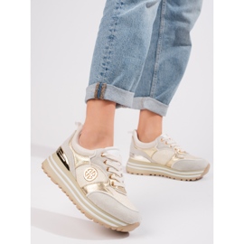 W. Potocki Sneakers oro da donna Potocki d'oro 1