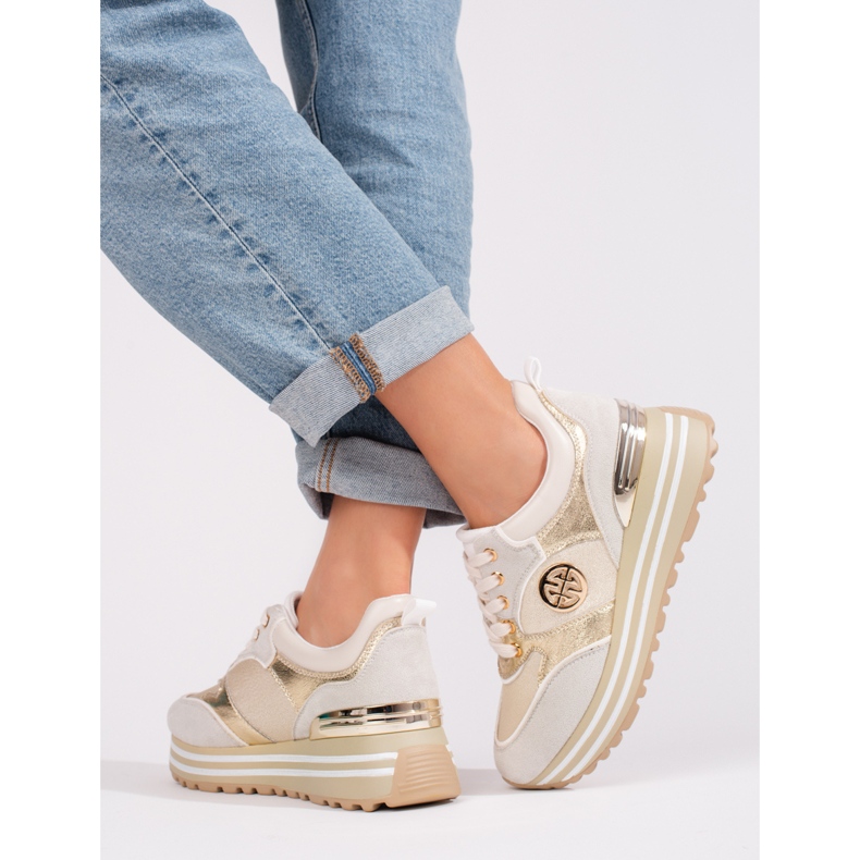 W. Potocki Sneakers oro da donna Potocki d'oro 2