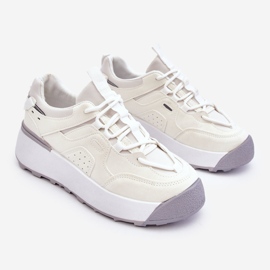 PS1 Scarpe Sportive Da Donna Sulla Piattaforma Dakari Bianche bianco 1