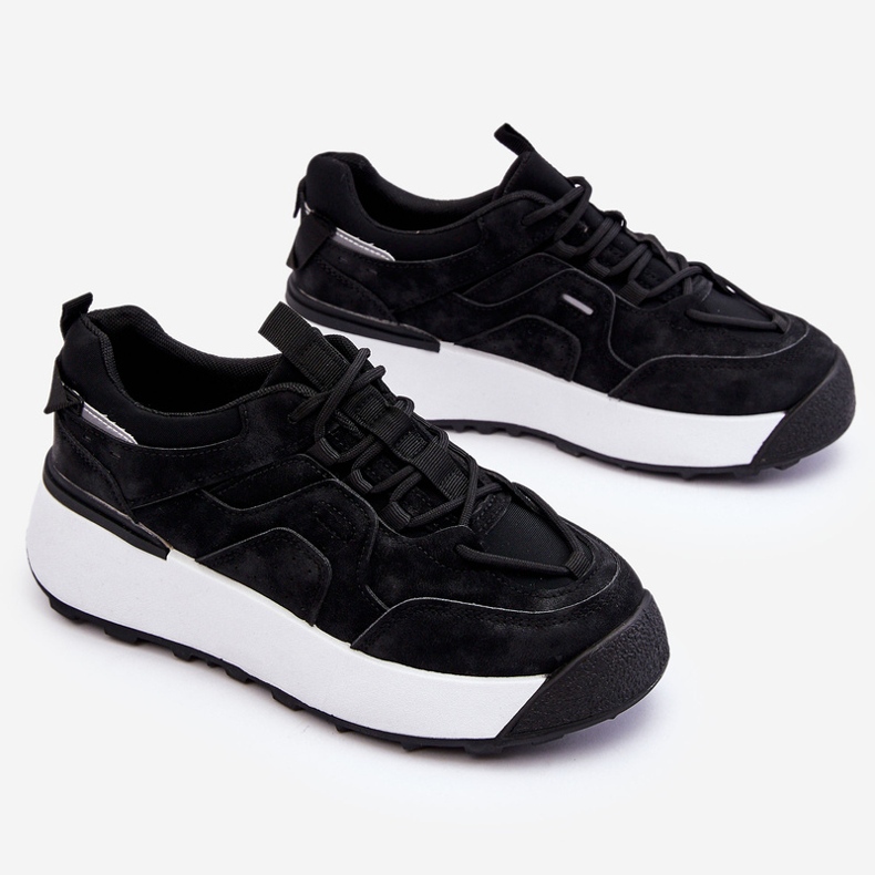 Scarpe Sportive Con Plateau Da Donna Nere Dakari nero 1