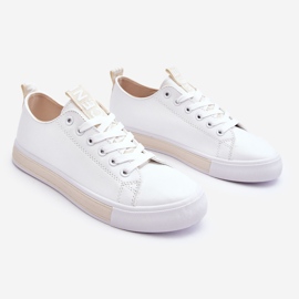 Sneakers Classiche da Donna Bianche e Beige 1