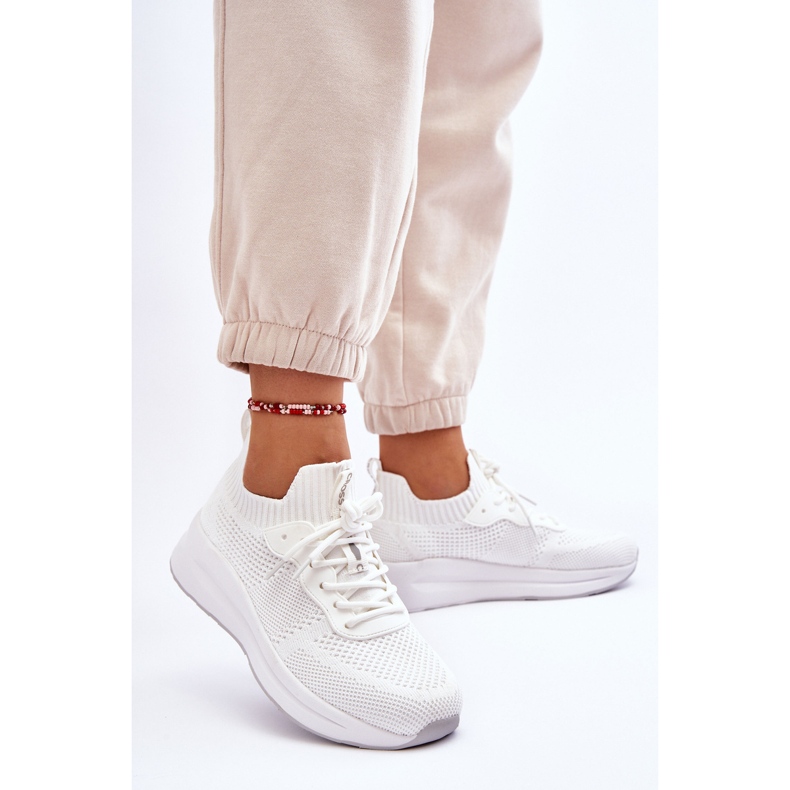 Sneakers senza lacci da donna Cross Jeans LL2R4031C Bianche bianco 1