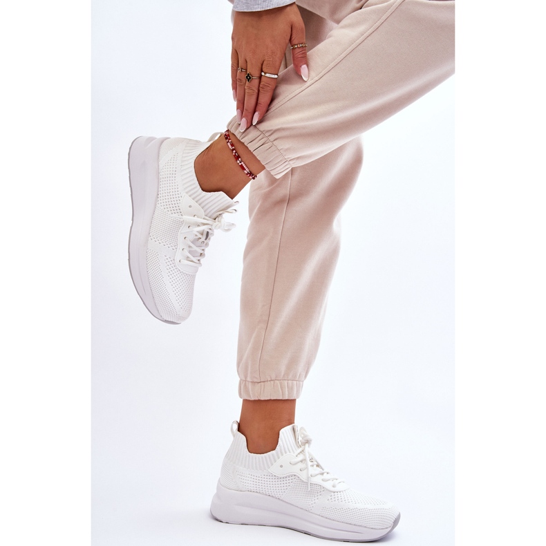Sneakers senza lacci da donna Cross Jeans LL2R4031C Bianche bianco 2