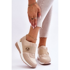 Scarpe Sportive Senza Lacci da Donna Beige Jonas 1