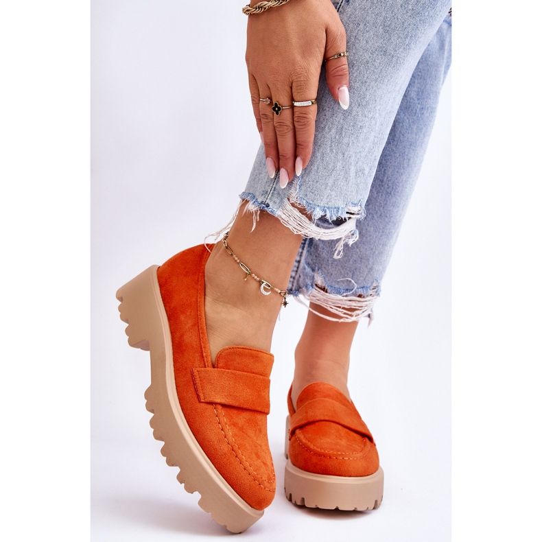 Vinceza Mocassini Corrin Classic Suede Mocassini Arancioni arancia 1